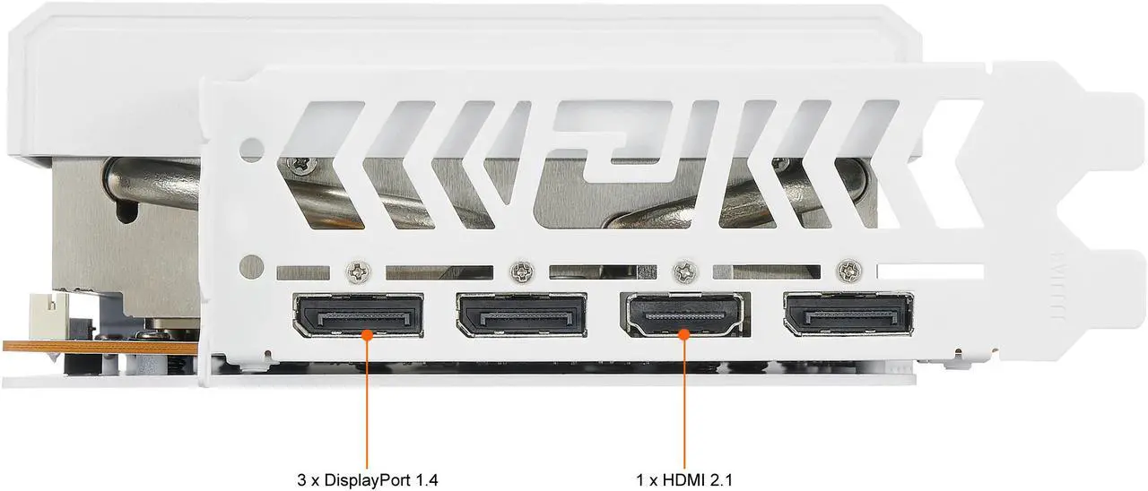 Alt view image 6 of 8 - PowerColor Hellhound Spectral White AMD Radeon RX 6700 XT Gaming Graphics Card with 12GB GDDR6 Memory, Powered by AMD RDNA 2, HDMI 2.1 (AXRX 6700XT 12GBD6-3DHLV2)