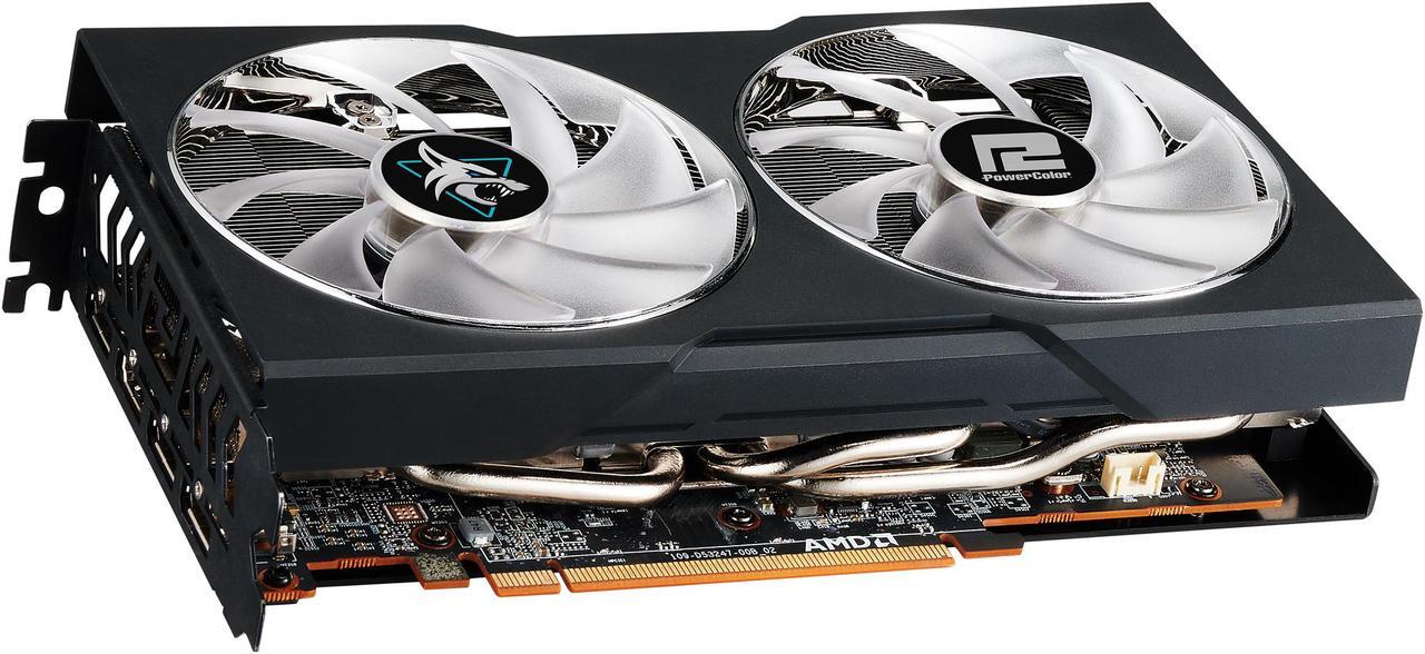 Alt view image 3 of 6 - PowerColor Hellhound Radeon RX 6600 XT 8GB GDDR6 PCI Express 4.0 ATX Graphics Card 6600XT 8GBD6-3DHL/OC