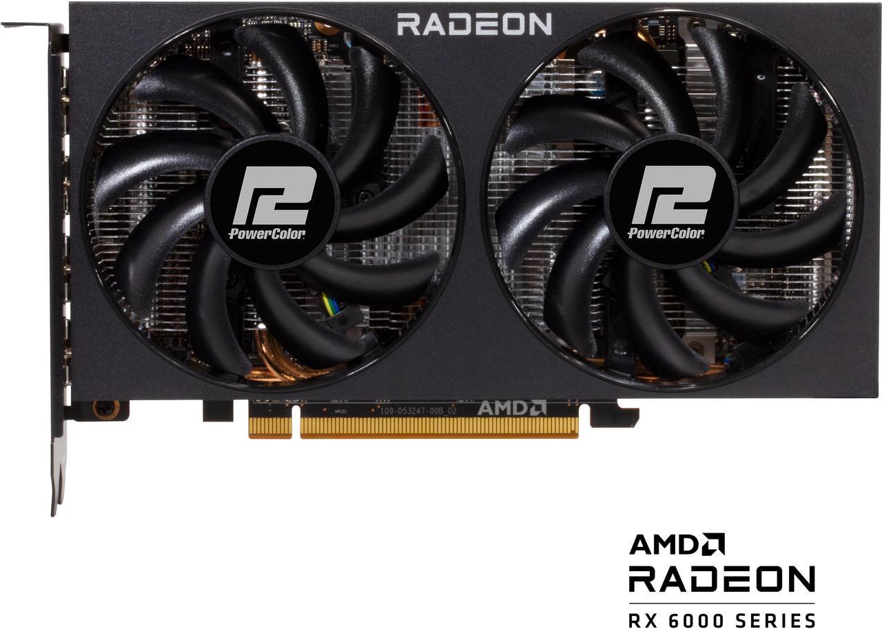 PowerColor Fighter Radeon RX 6600 XT 8GB GDDR6 PCI Express 4.0 ATX Video Card 6600XT 8GBD6-3DH