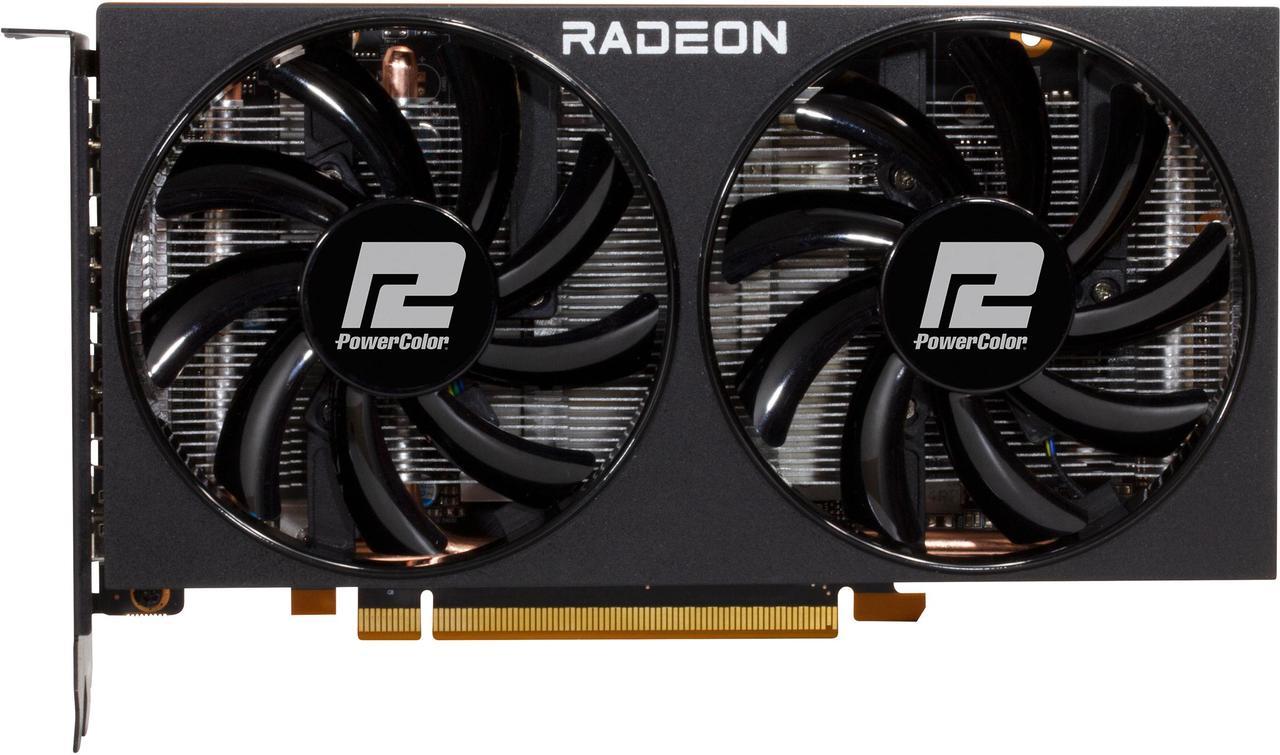 PowerColor Fighter Radeon RX 6600 8GB GDDR6 PCI Express 4.0 ATX Video Card AXRX 6600 8GBD6-3DH