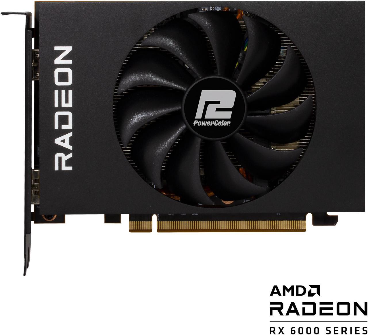 Alt view image 2 of 8 - PowerColor AMD Radeon RX 6500XT ITX Gaming Graphics Card 4GB GDDR6