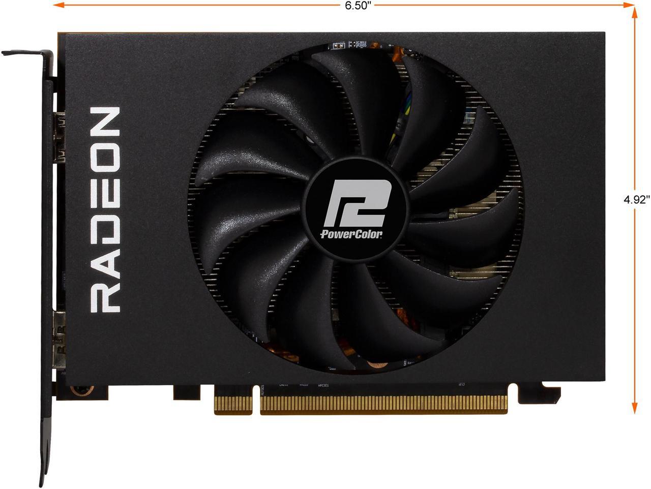 Alt view image 3 of 8 - PowerColor AMD Radeon RX 6500XT ITX Gaming Graphics Card 4GB GDDR6
