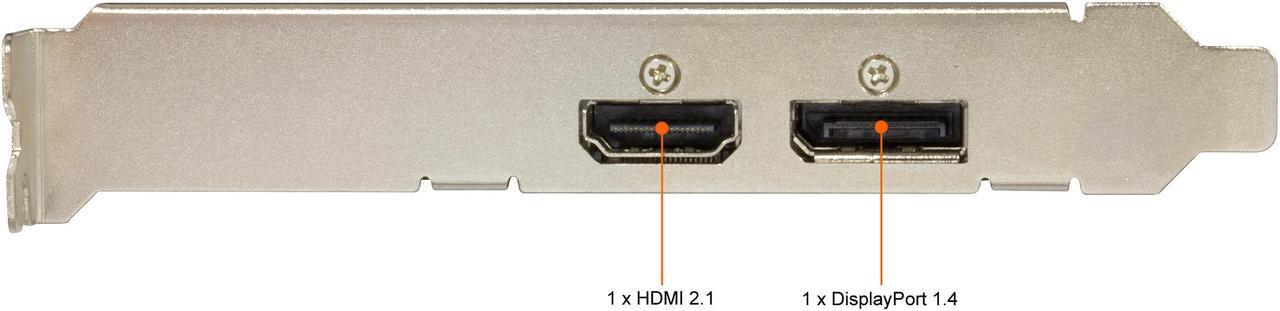 Alt view image 7 of 8 - PowerColor Radeon RX 6400 4GB GDDR6 PCI Express 4.0 CrossFireX Support Low Profile Graphics Card AXRX 6400 LP 4GBD6-DH