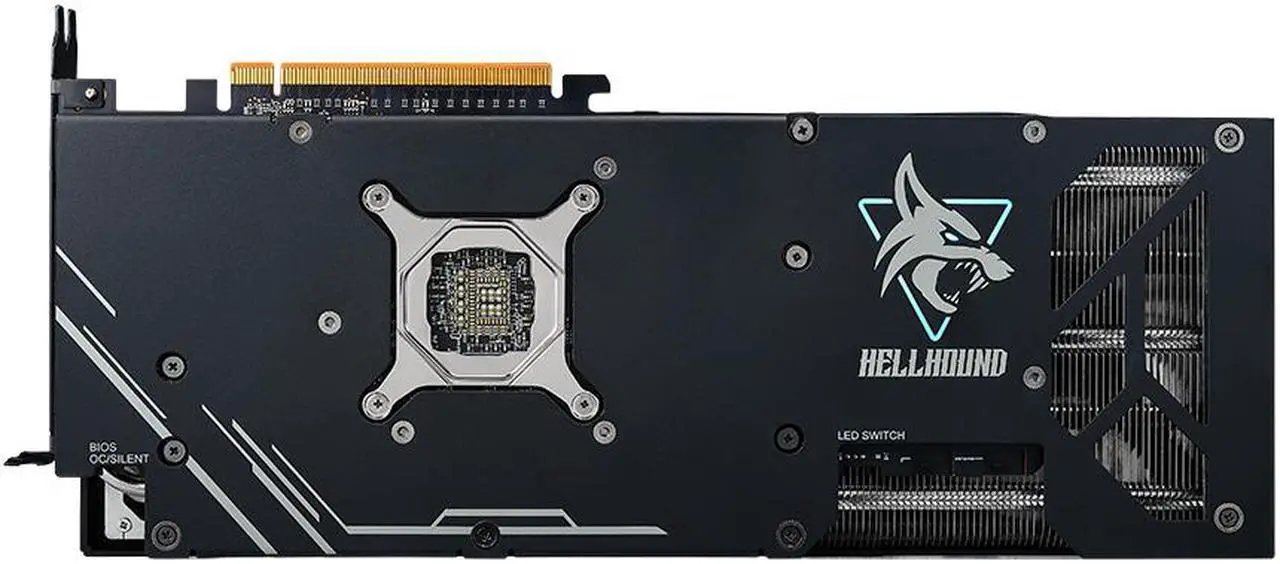 Alt view image 5 of 10 - PowerColor Hellhound Radeon RX 7700 XT 12GB GDDR6 PCI Express 4.0 x16 ATX Graphics Card RX7700XT 12G-L/OC