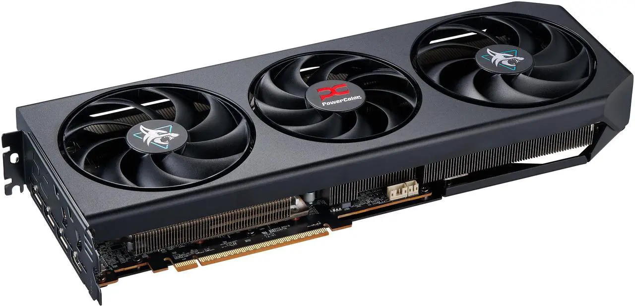 Alt view image 5 of 8 - PowerColor Hellhound Radeon RX 9070 XT 16GB 256-Bit GDDR6 PCI Express 5.0 RDNA 4 Graphics Card RX9070XT 16G-L/OC