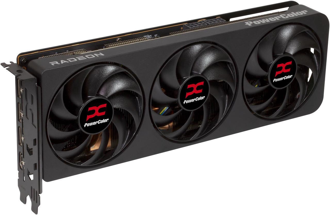 Alt view image 2 of 6 - PowerColor Reaper Radeon RX 9070 XT 16GB GDDR6 PCI Express 5.0 x16 RDNA 4 ATX Graphics Card RX9070XT 16G-A