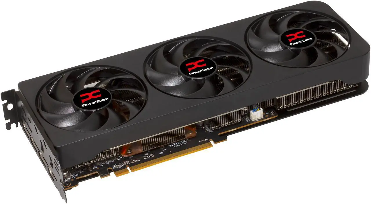 Alt view image 3 of 5 - PowerColor Reaper Radeon RX 9070 16GB 256-Bit GDDR6 PCI Express 5.0 RDNA 4 Graphics Card RX9070 16G-A