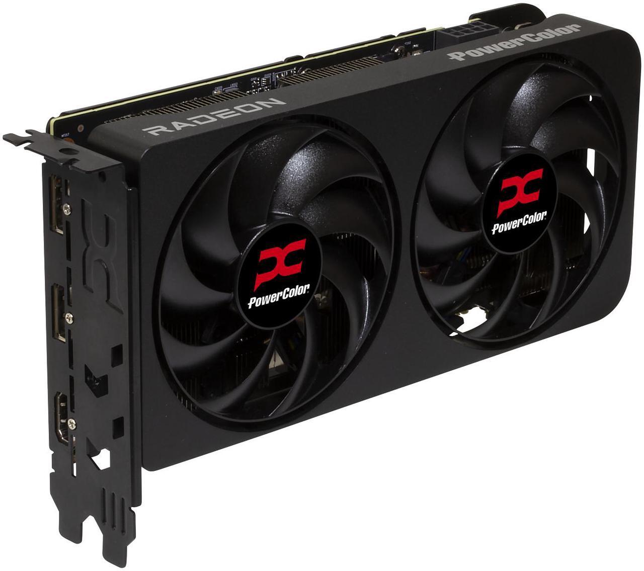 Alt view image 6 of 6 - PowerColor Reaper Radeon RX 9060 XT 8GB GDDR6 PCI Express 5.0 x16 ATX Graphics Card Reaper AMD Radeon RX 9060XT 8GB GDDR6