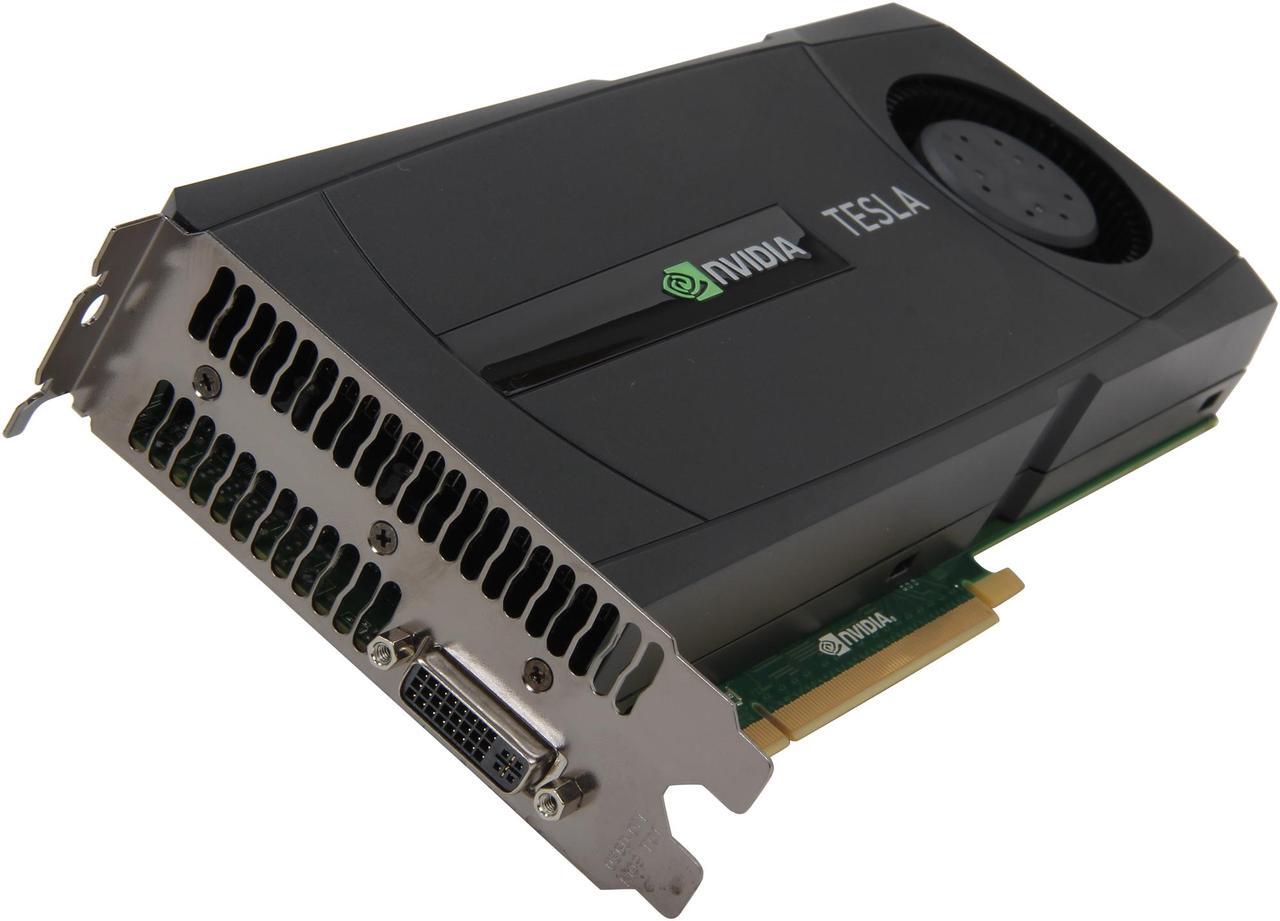 NVIDIA Tesla C2075 6GB 384-bit GDDR5 PCIe 2.0 x16 1.03 Tflops Workstation Video Card, 900-21030-2221-100