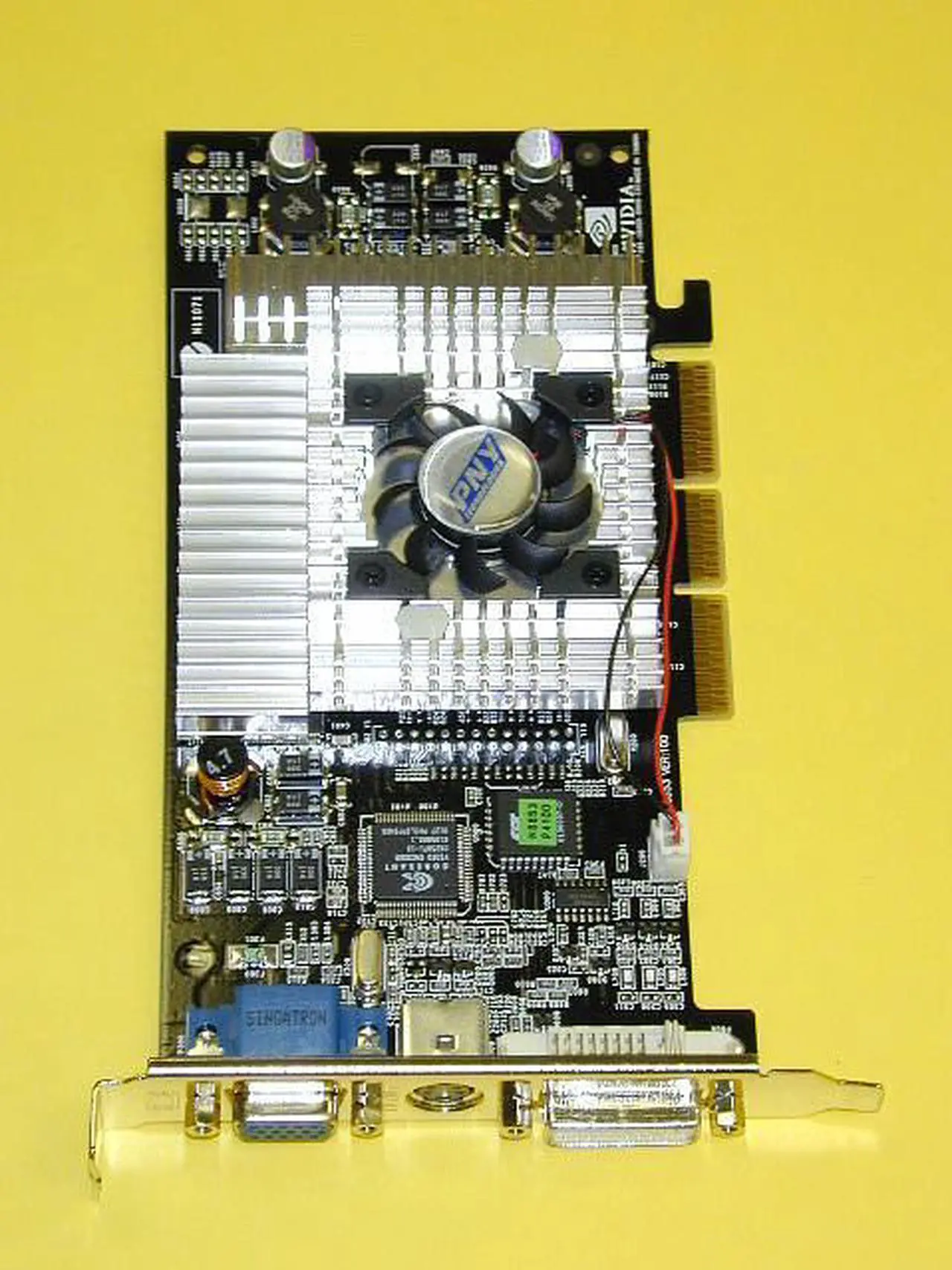 Alt view image 2 of 3 - PNY GeForce3 Ti500 64MB DDR AGP 2X/4X Graphics Card VCGF3TI5PB