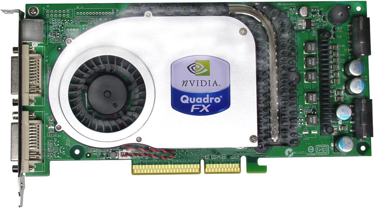 Alt view image 2 of 5 - PNY Quadro FX 4000 VCQFX4000-PB 256MB 256-bit GDDR3 AGP 4X/8X Workstation Video Card