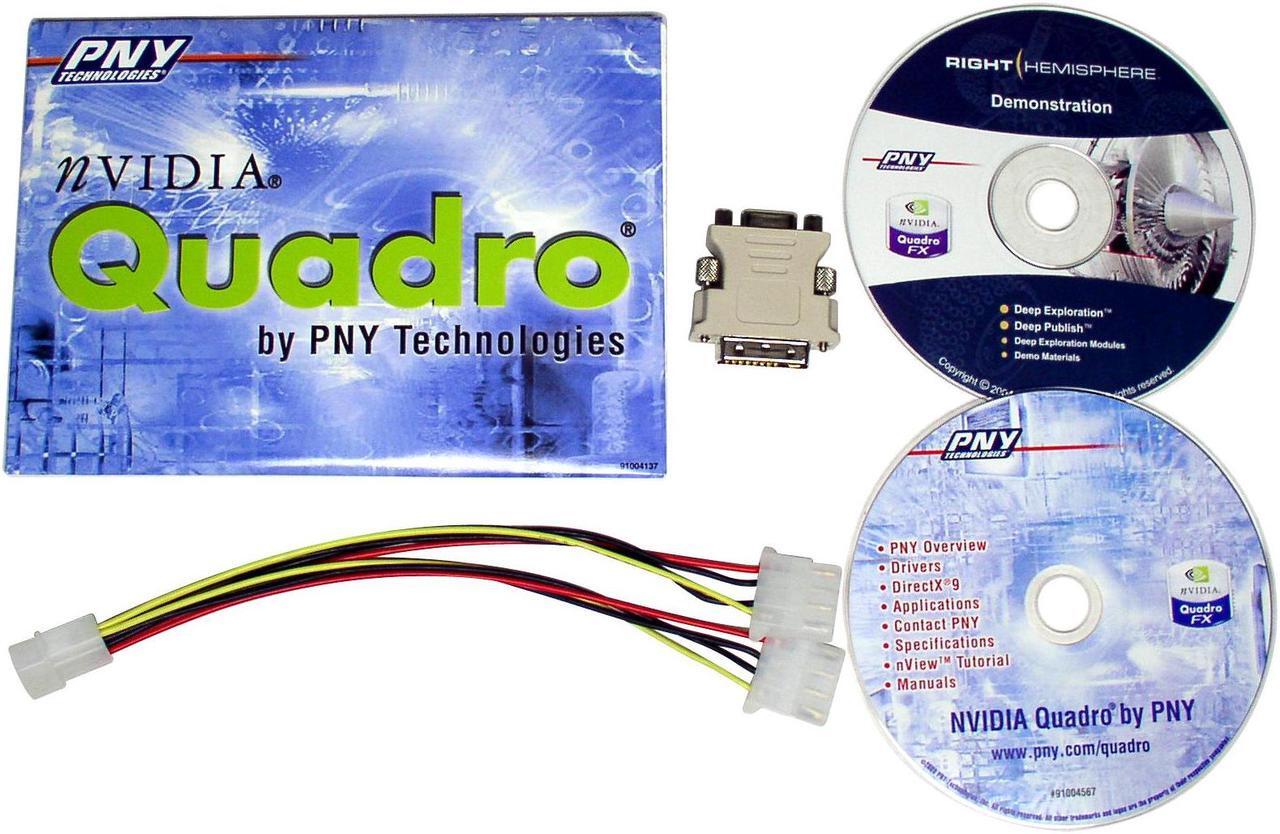 Alt view image 4 of 5 - PNY Quadro FX 4000 VCQFX4000-PB 256MB 256-bit GDDR3 AGP 4X/8X Workstation Video Card