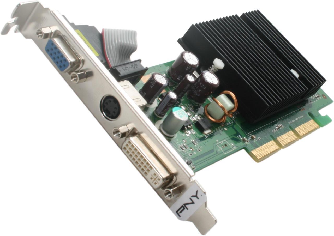 Main image of PNY GeForce 6200 512MB DDR2 AGP 8X Low Profile Ready Graphics Card VCG62512SAPB