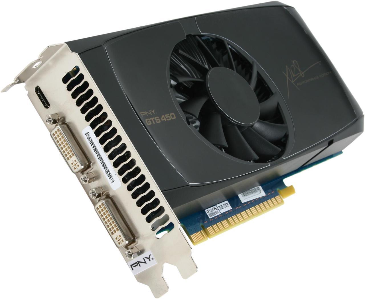 Main image of PNY GeForce GTS 450 (Fermi) 1GB GDDR5 PCI Express 2.0 x16 SLI Support Graphics Card VCGGTS4501XPB