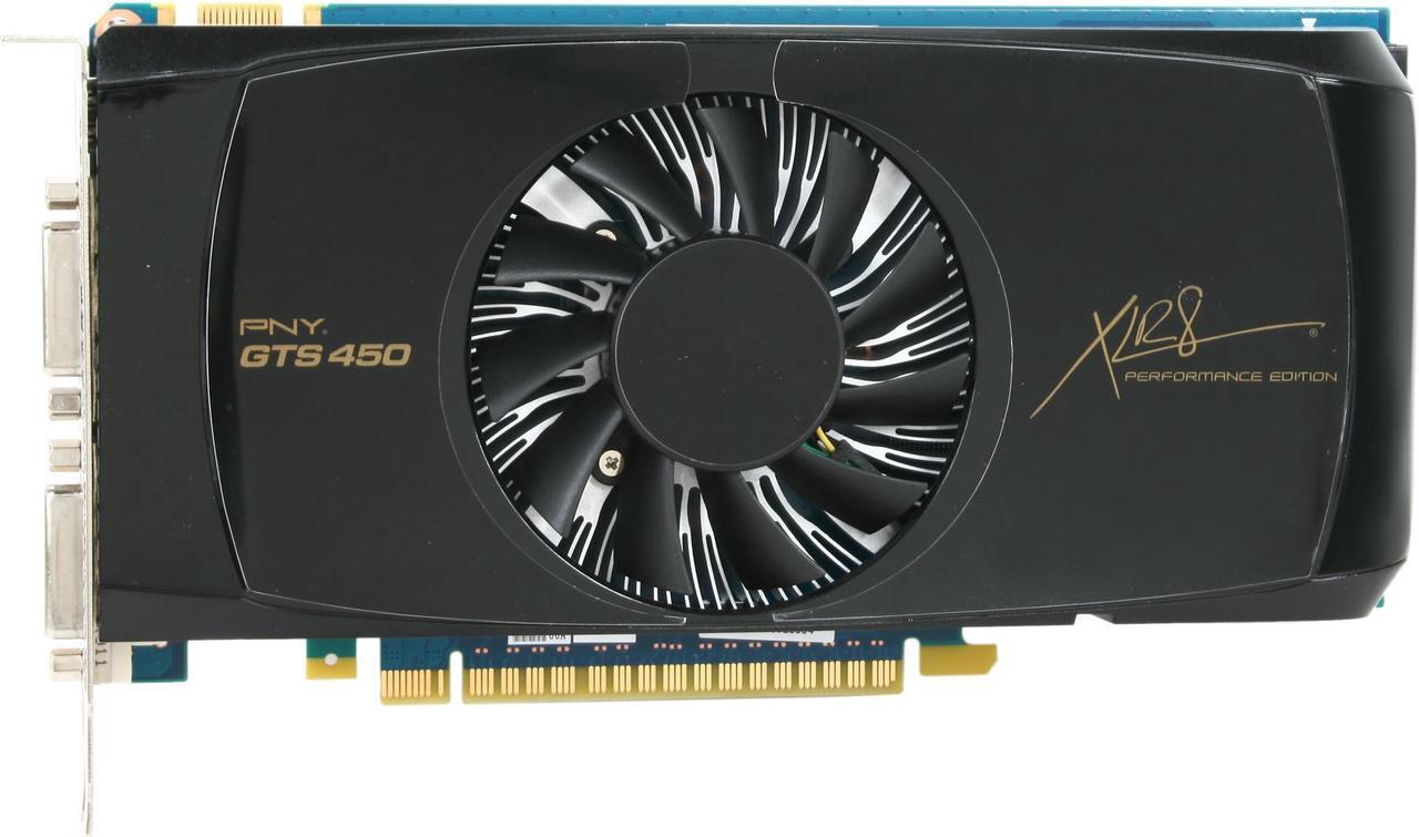 Alt view image 3 of 6 - PNY GeForce GTS 450 (Fermi) 1GB GDDR5 PCI Express 2.0 x16 SLI Support Graphics Card VCGGTS4501XPB