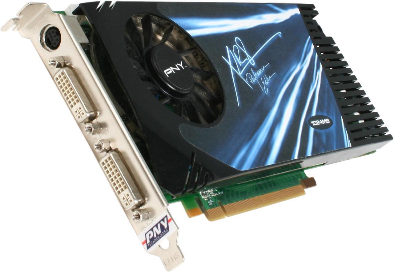 PNY GeForce 9800 GT 1GB GDDR3 PCI Express 2.0 x16 SLI Support Video Card RVCG981024GXXB