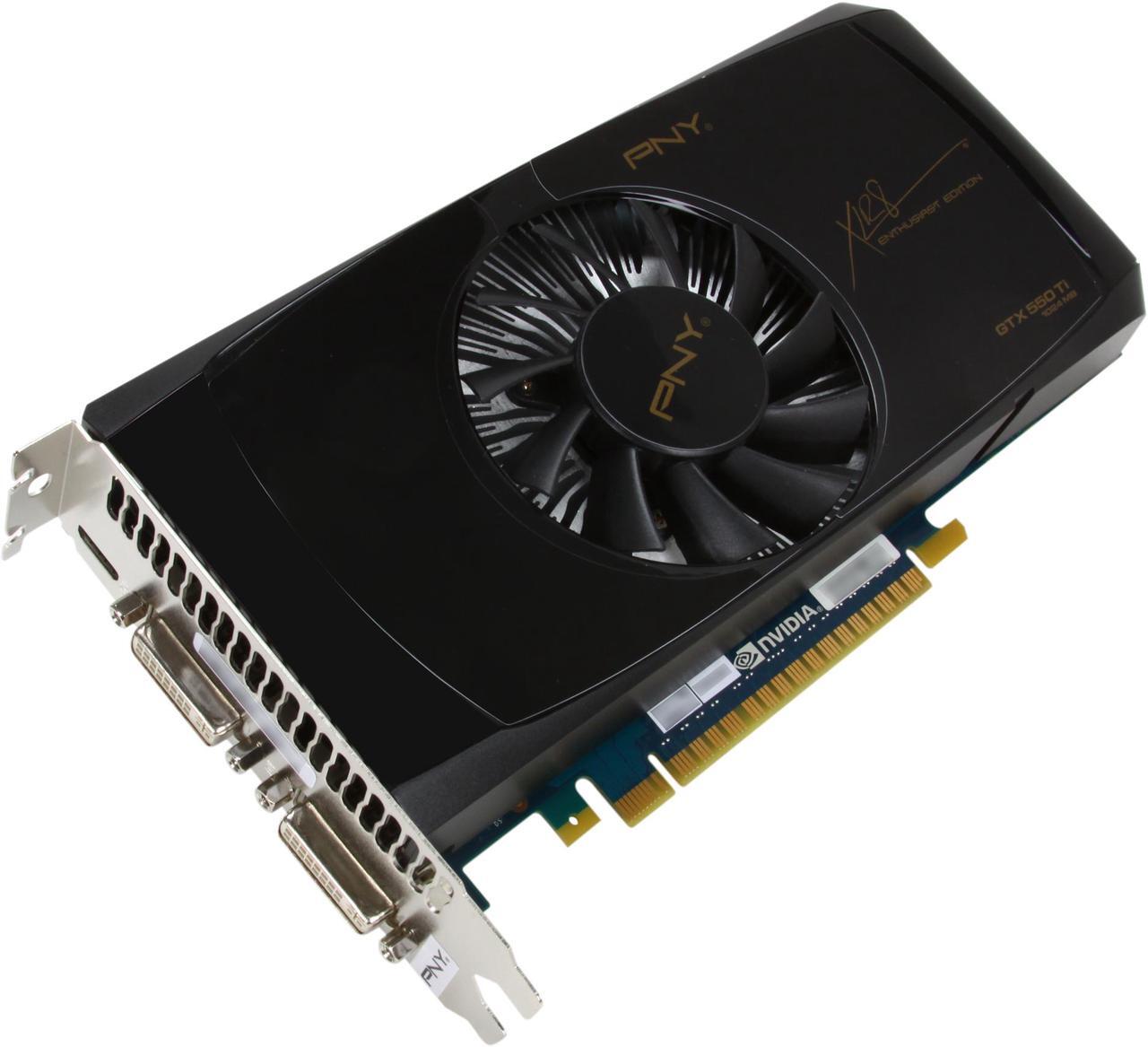 Main image of PNY GeForce GTX 550 Ti (Fermi) 1GB GDDR5 PCI Express 2.0 x16 SLI Support Graphics Card VCGGTX550TXPB