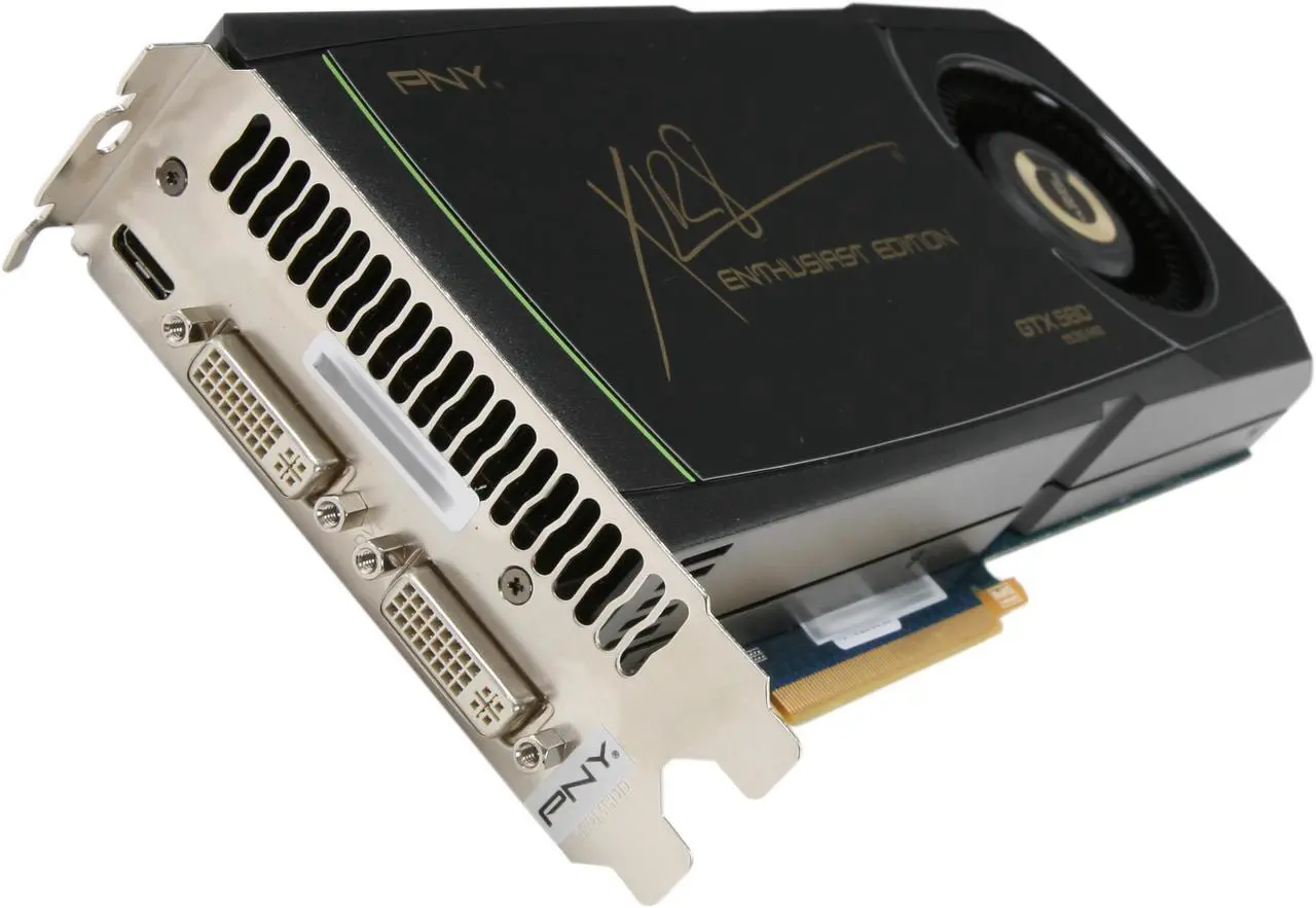 Main image of PNY XLR8 Enthusiast Edition GeForce GTX 580 (Fermi) 1536MB GDDR5 PCI Express 2.0 x16 SLI Support Graphics Card VCGGTX580XPB-OC