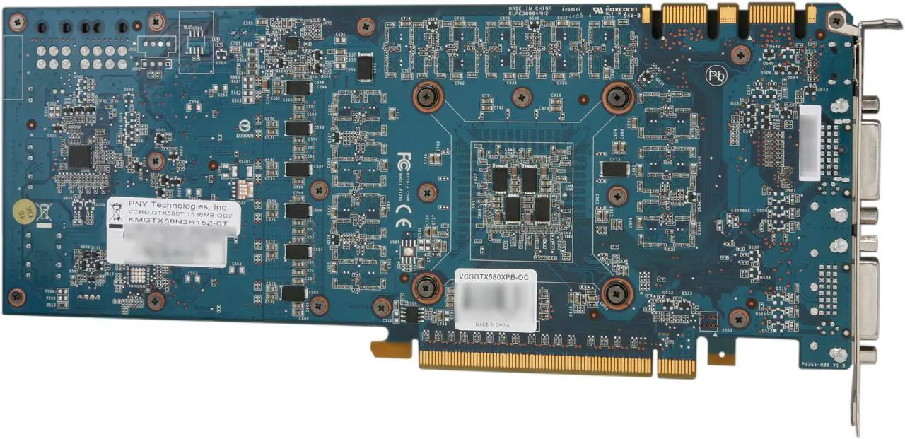 Alt view image 4 of 6 - PNY XLR8 Enthusiast Edition GeForce GTX 580 (Fermi) 1536MB GDDR5 PCI Express 2.0 x16 SLI Support Graphics Card VCGGTX580XPB-OC
