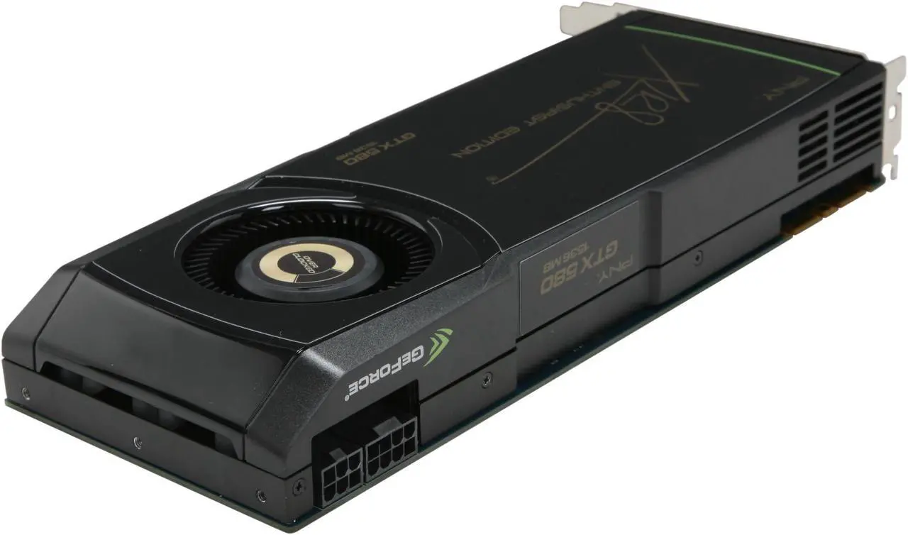 Alt view image 5 of 6 - PNY XLR8 Enthusiast Edition GeForce GTX 580 (Fermi) 1536MB GDDR5 PCI Express 2.0 x16 SLI Support Graphics Card VCGGTX580XPB-OC