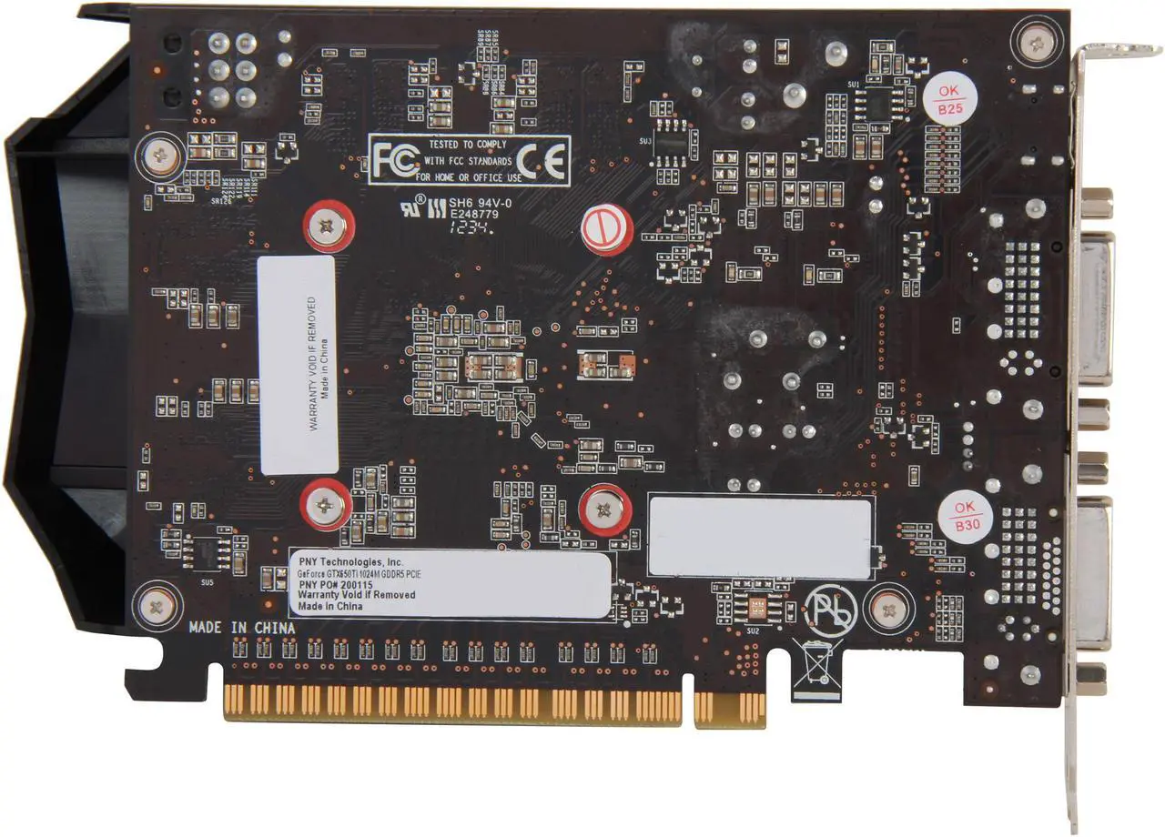 Alt view image 4 of 6 - PNY GeForce GTX 650 Ti 1GB GDDR5 PCI Express 3.0 x16 Graphics Card VCGGTX650T1XPB