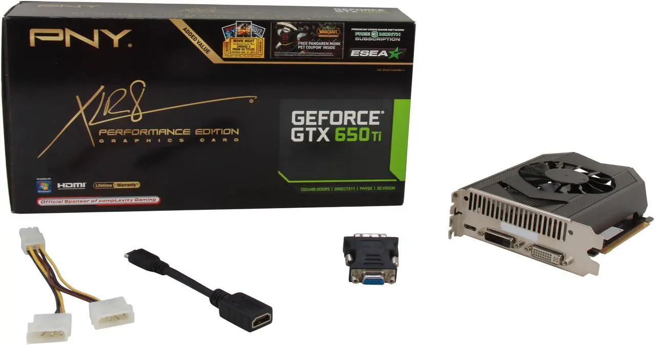 Alt view image 6 of 6 - PNY GeForce GTX 650 Ti 1GB GDDR5 PCI Express 3.0 x16 Graphics Card VCGGTX650T1XPB