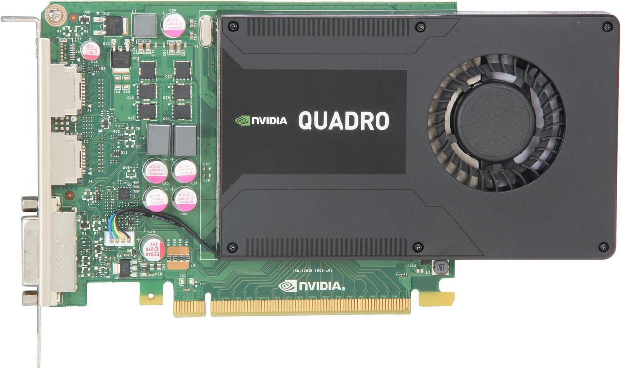Alt view image 4 of 5 - NVIDIA® Quadro® K2000 VCQK2000-PB 2GB GDDR5 PCI Express 2.0 x16 Workstation Video Card