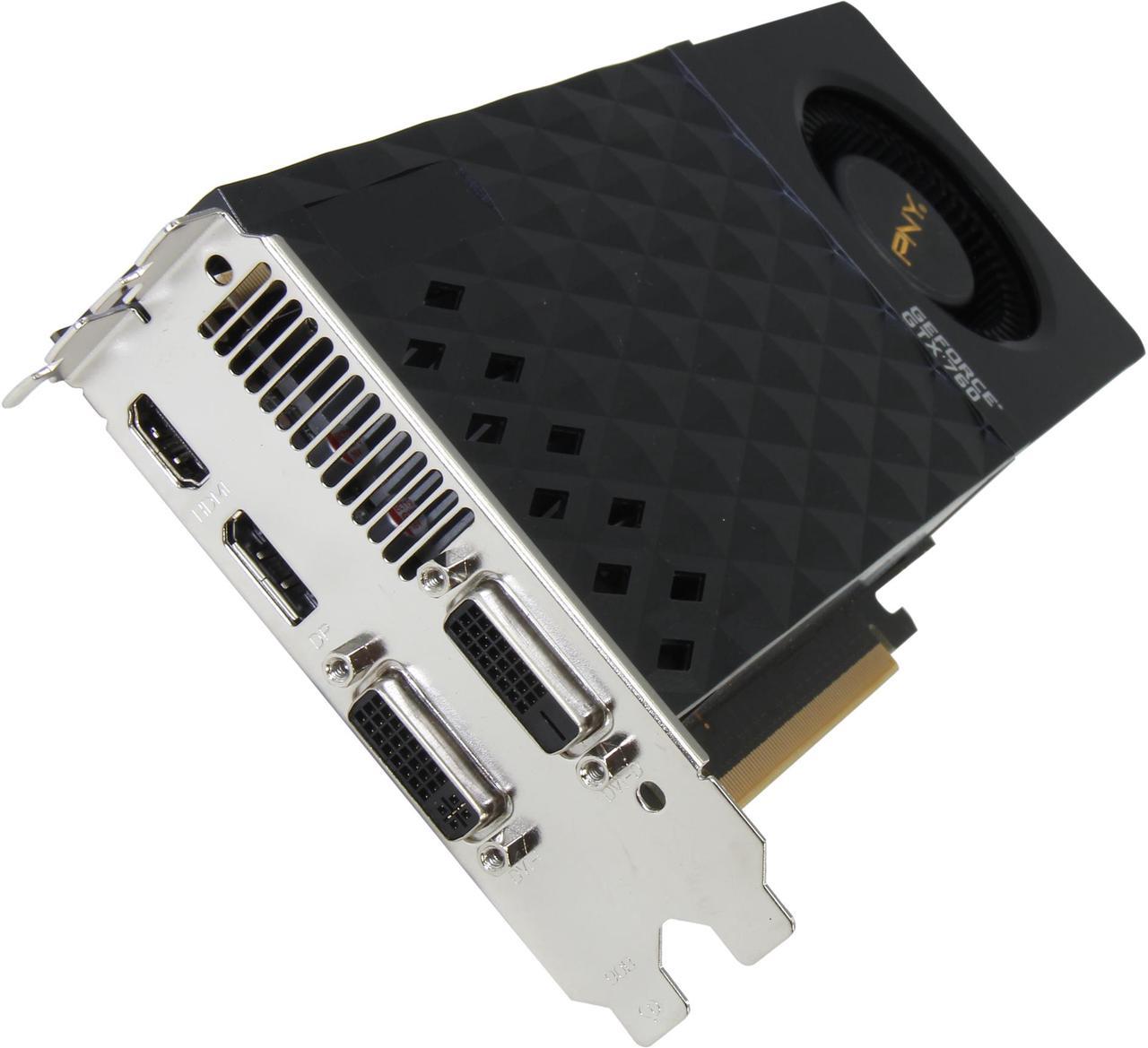 PNY VCGGTX7602XPB G-SYNC Support GeForce GTX 760 2GB 256-Bit GDDR5 PCI Express 3.0 SLI Support Video Card