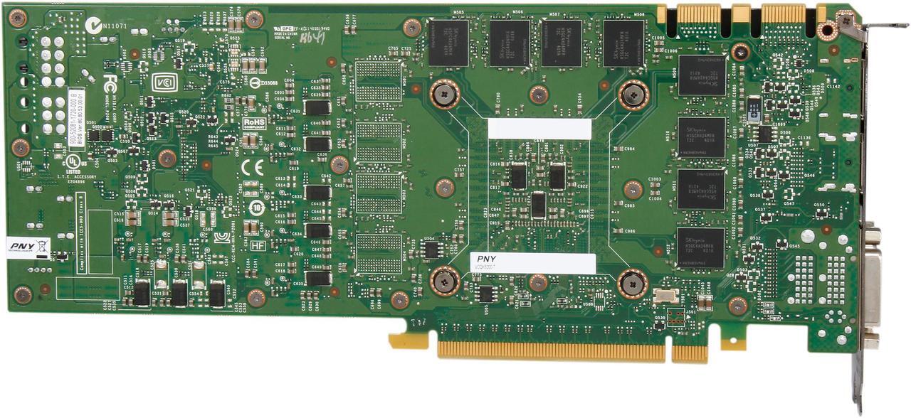 Alt view image 5 of 6 - PNY Quadro K5200 VCQK5200-PB 8GB 256-bit GDDR5 PCI Express 3.0 x16 Graphics Card