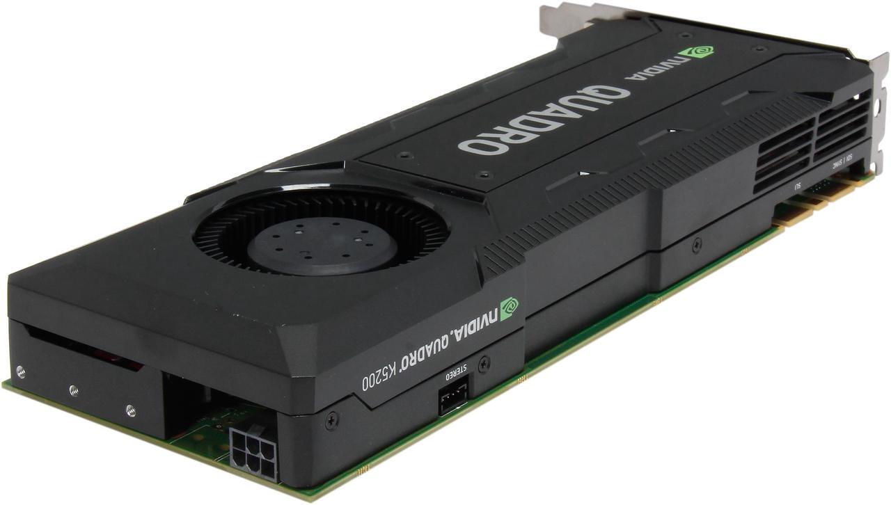 Alt view image 6 of 6 - PNY Quadro K5200 VCQK5200-PB 8GB 256-bit GDDR5 PCI Express 3.0 x16 Graphics Card