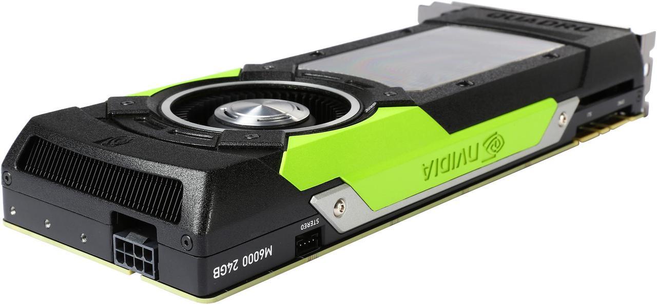 Alt view image 6 of 6 - PNY Quadro M6000 VCQM6000-24GB-PB 24GB 384-bit GDDR5 PCI Express 3.0x16 Dual Slot Workstation Video Card