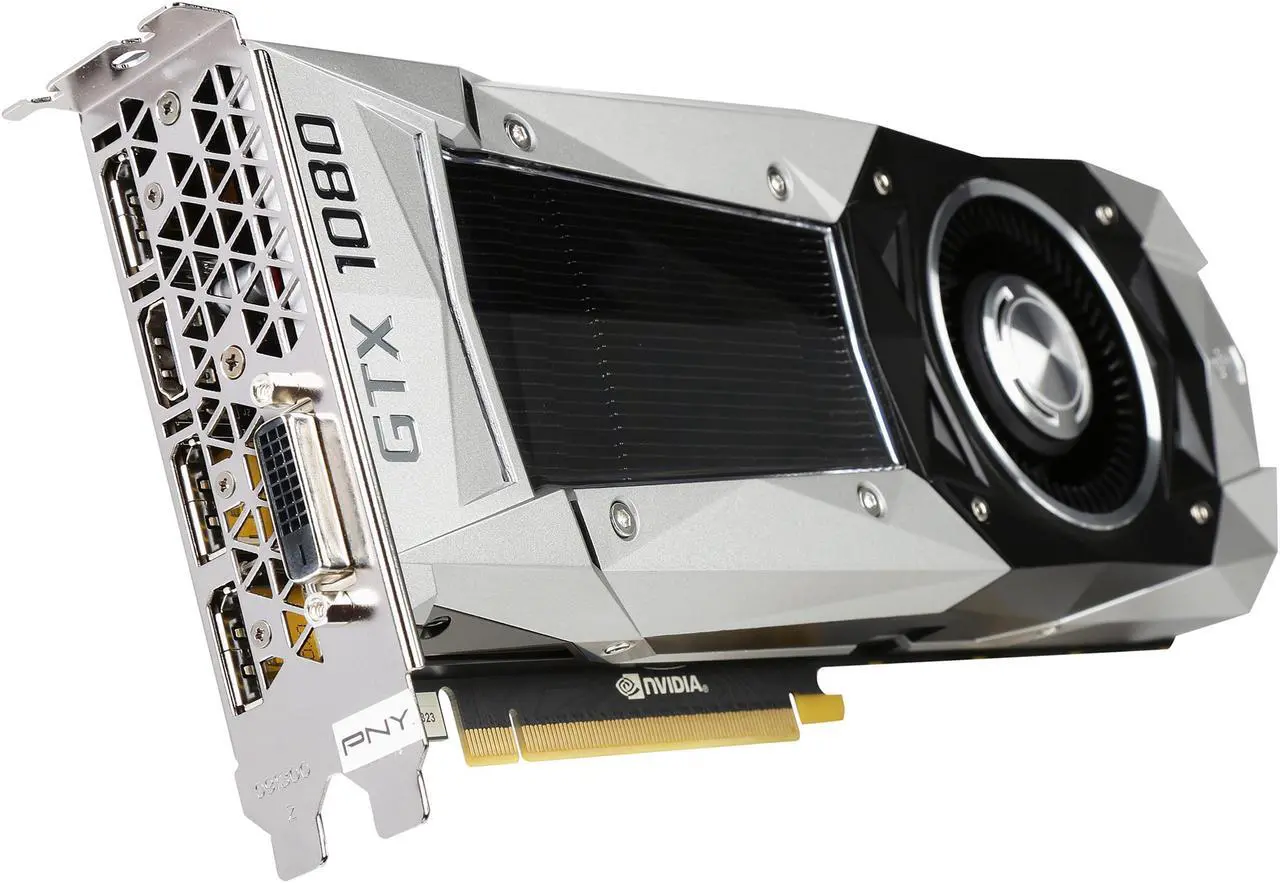 Main image of PNY GeForce GTX 1080 Founders Edition 8GB GDDR5X PCI Express 3.0 Graphics Card VCGGTX10808PB-CG
