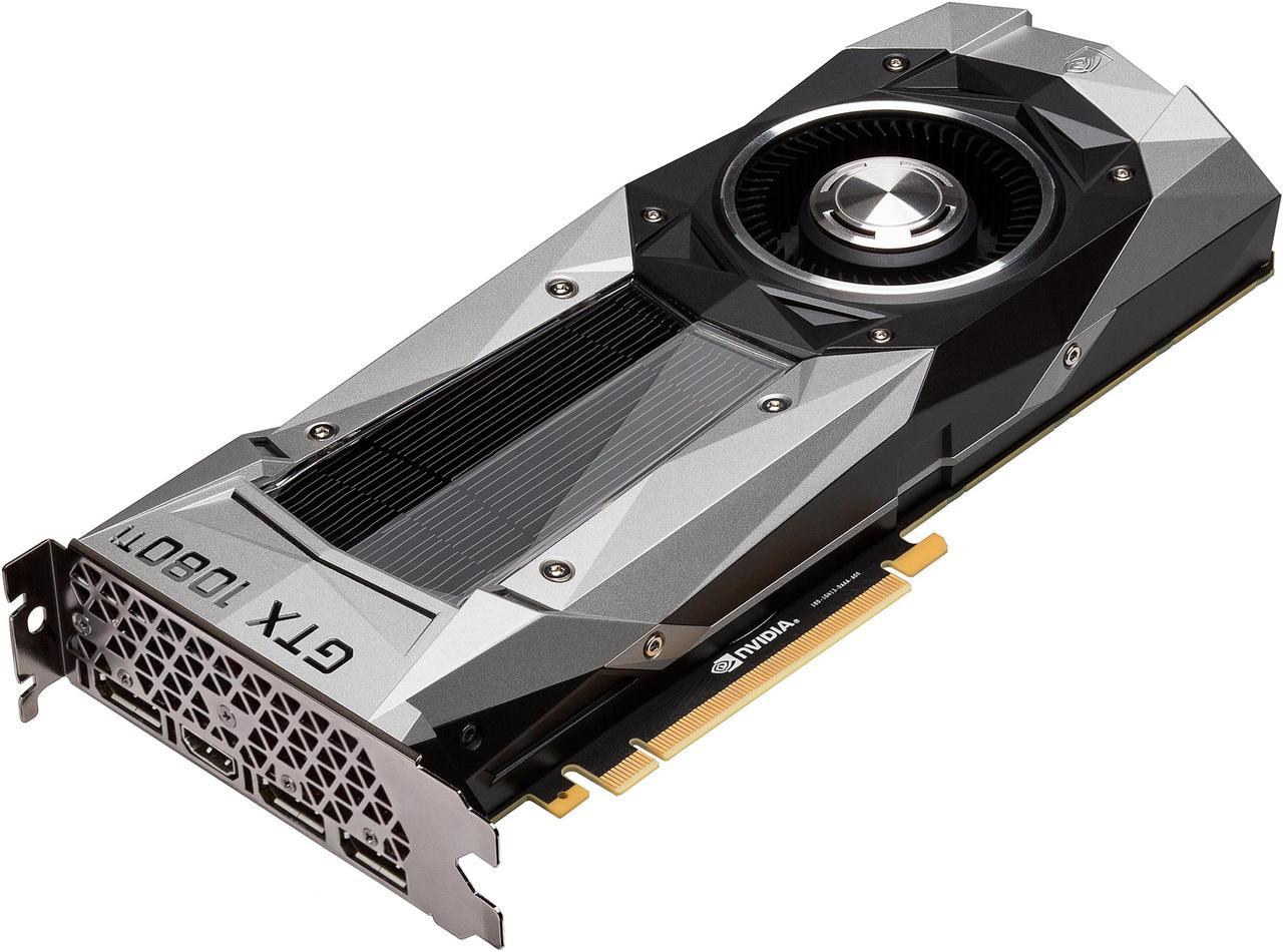 PNY GeForce GTX 1080 Ti FE 11GB GDDR5X PCI Express 3.0 x16 Video Card VCGGTX1080T11PB-FE