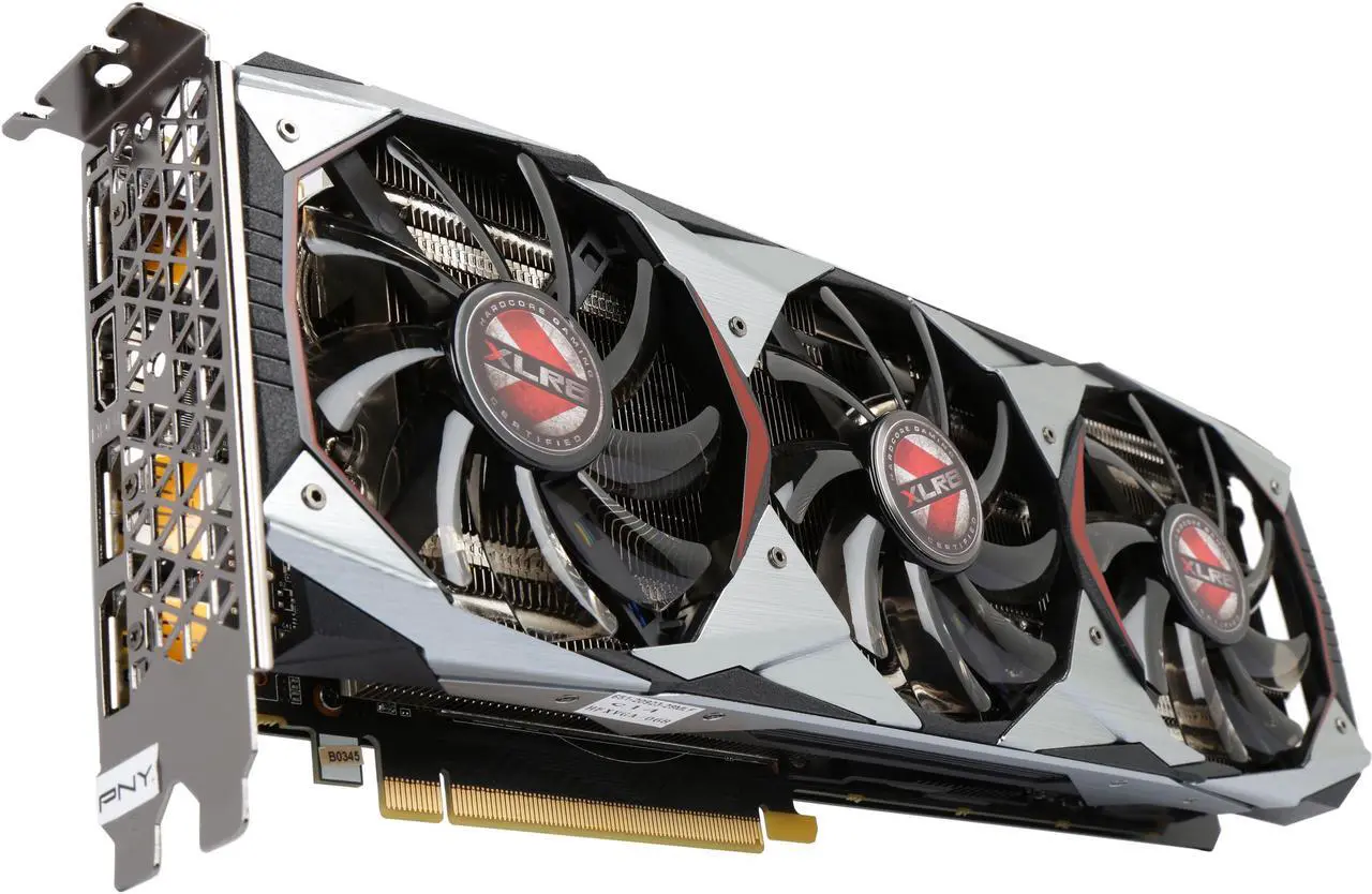 Main image of PNY XLR8 GeForce GTX 1080 Ti 11GB GDDR5X PCI Express 3.0 x16 SLI Support Graphics Card VCGGTX1080T11XGPB-OC