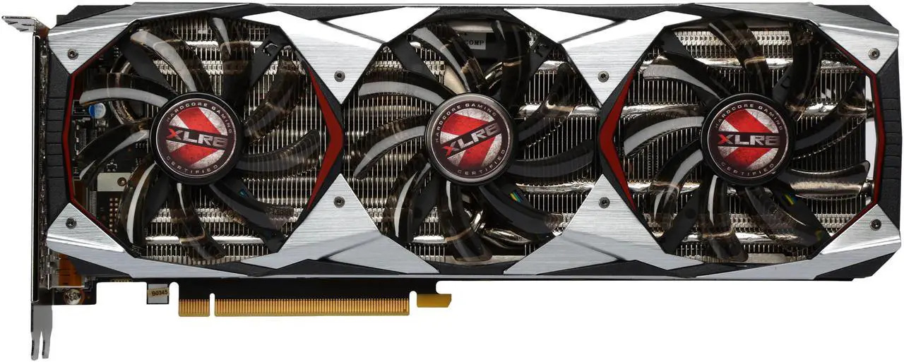 Alt view image 4 of 6 - PNY XLR8 GeForce GTX 1080 Ti 11GB GDDR5X PCI Express 3.0 x16 SLI Support Graphics Card VCGGTX1080T11XGPB-OC