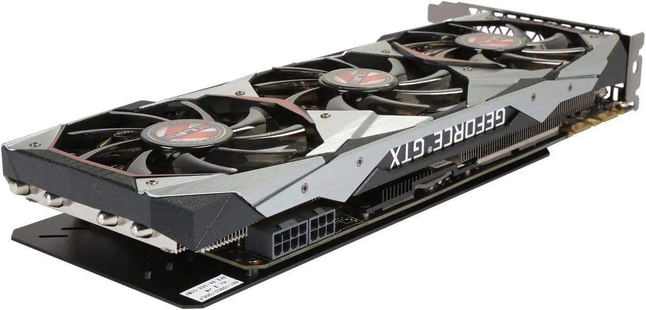 Alt view image 6 of 6 - PNY XLR8 GeForce GTX 1080 Ti 11GB GDDR5X PCI Express 3.0 x16 SLI Support Graphics Card VCGGTX1080T11XGPB-OC