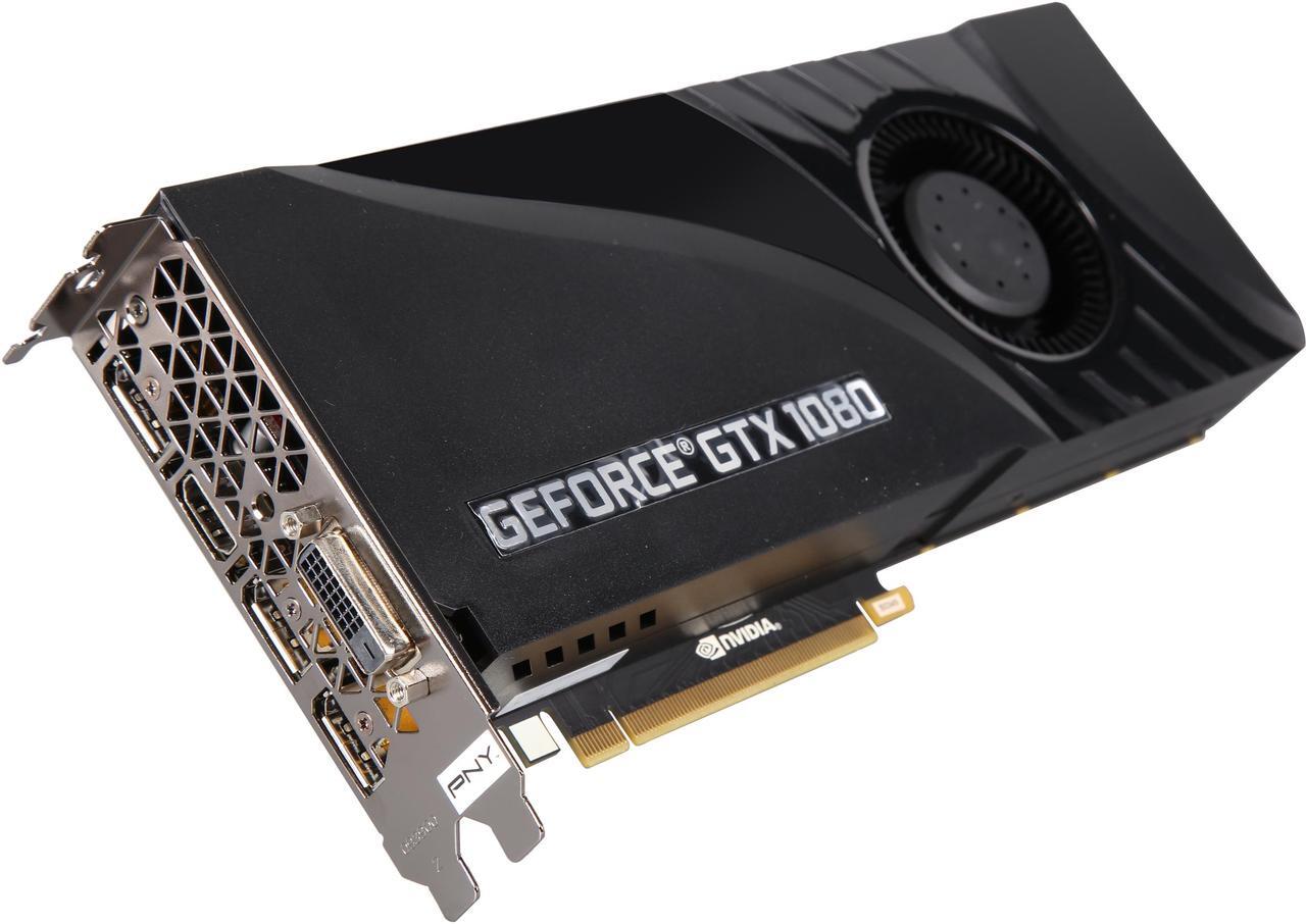 Main image of PNY GeForce GTX 1080 DirectX 12 VCGGTX10808PB 8GB 256-Bit GDDR5X PCI Express 3.0 x16 Blower Edition Video Card