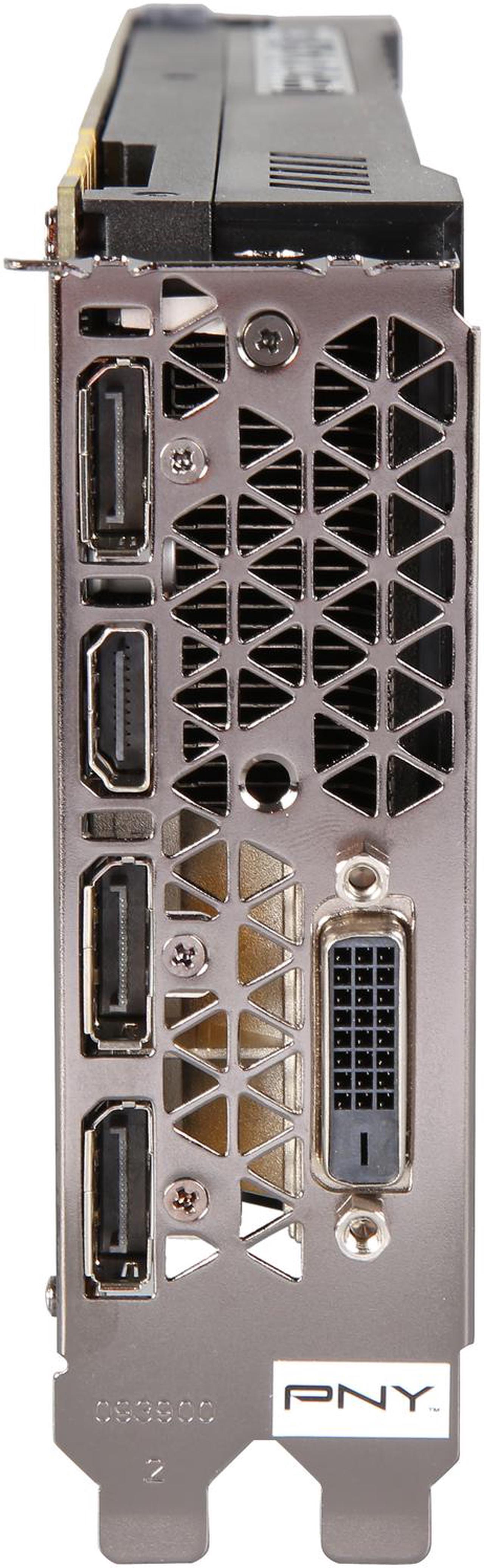 Alt view image 3 of 6 - PNY GeForce GTX 1080 DirectX 12 VCGGTX10808PB 8GB 256-Bit GDDR5X PCI Express 3.0 x16 Blower Edition Video Card