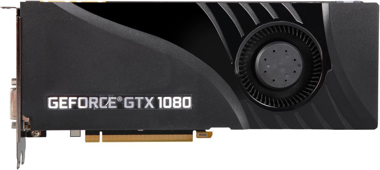 Alt view image 4 of 6 - PNY GeForce GTX 1080 DirectX 12 VCGGTX10808PB 8GB 256-Bit GDDR5X PCI Express 3.0 x16 Blower Edition Video Card