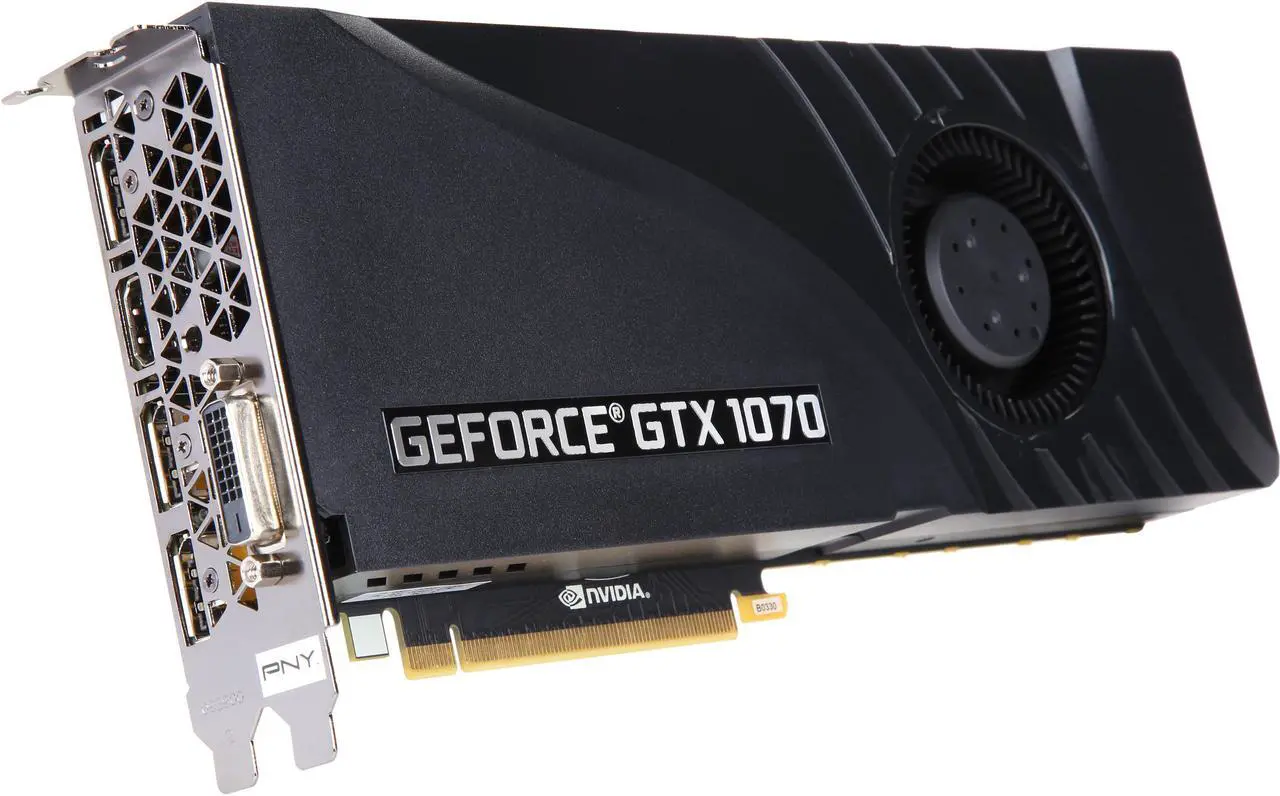 Main image of PNY GeForce GTX 1070 8GB GDDR5 PCI Express 3.0 x16 SLI Support Graphics Card VCGGTX10708PB