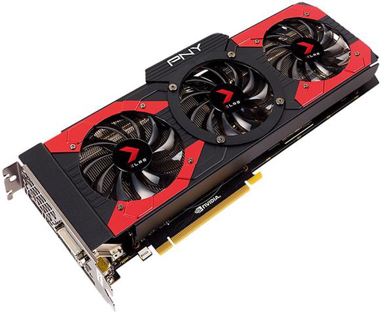 PNY GeForce GTX 1080 8GB GDDR5X PCI Express 3.0 x16 SLI Support Video Card RKMX1080N3I8GS3KTM