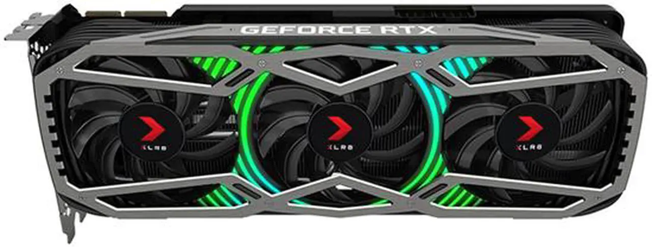 Alt view image 8 of 10 - PNY GeForce RTX 3090 24GB XLR8 Gaming EPIC-X RGB Triple Fan Graphics Card, VCG309024TFXPPB