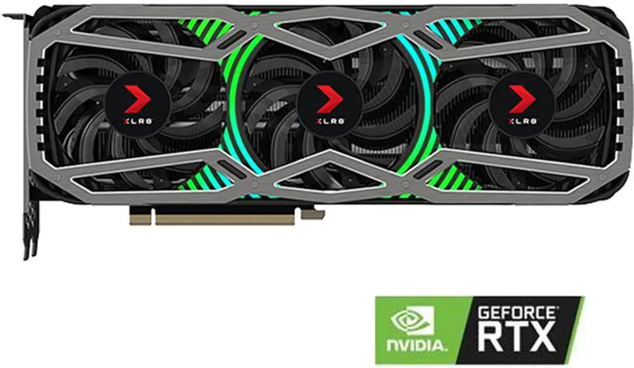 Main image of PNY GeForce RTX 3090 24GB XLR8 Gaming EPIC-X RGB Triple Fan Graphics Card, VCG309024TFXPPB