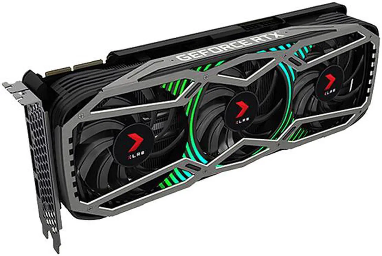Alt view image 2 of 10 - PNY GeForce RTX 3090 24GB XLR8 Gaming EPIC-X RGB Triple Fan Graphics Card, VCG309024TFXPPB