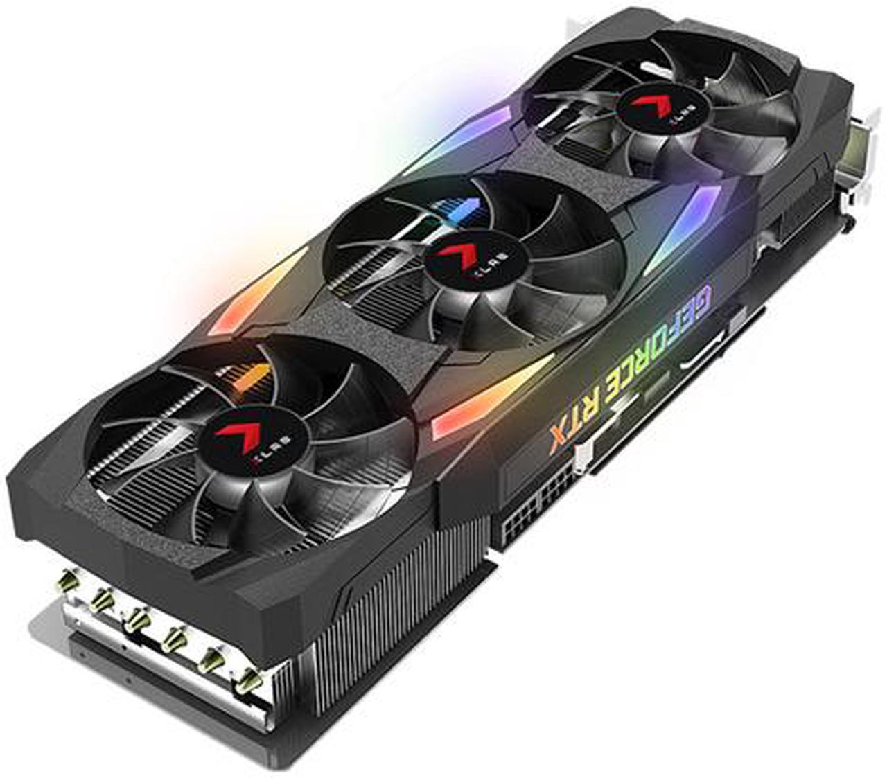 Alt view image 7 of 9 - PNY GeForce RTX 3090 24GB XLR8 Gaming EPIC-X RGB Triple Fan Graphics Card, VCG309024TFXMPB