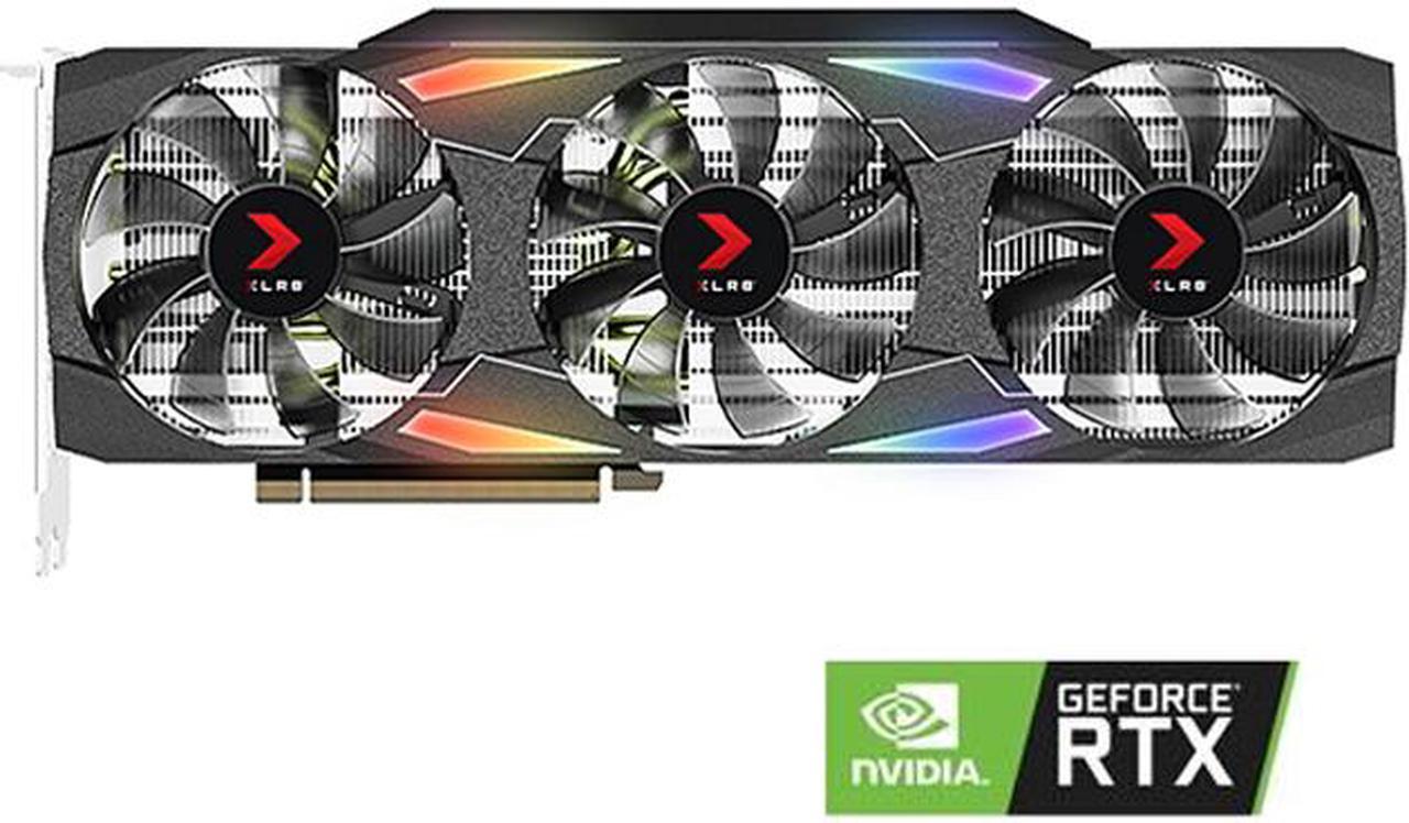 Main image of PNY GeForce RTX 3090 24GB XLR8 Gaming EPIC-X RGB Triple Fan Graphics Card, VCG309024TFXMPB
