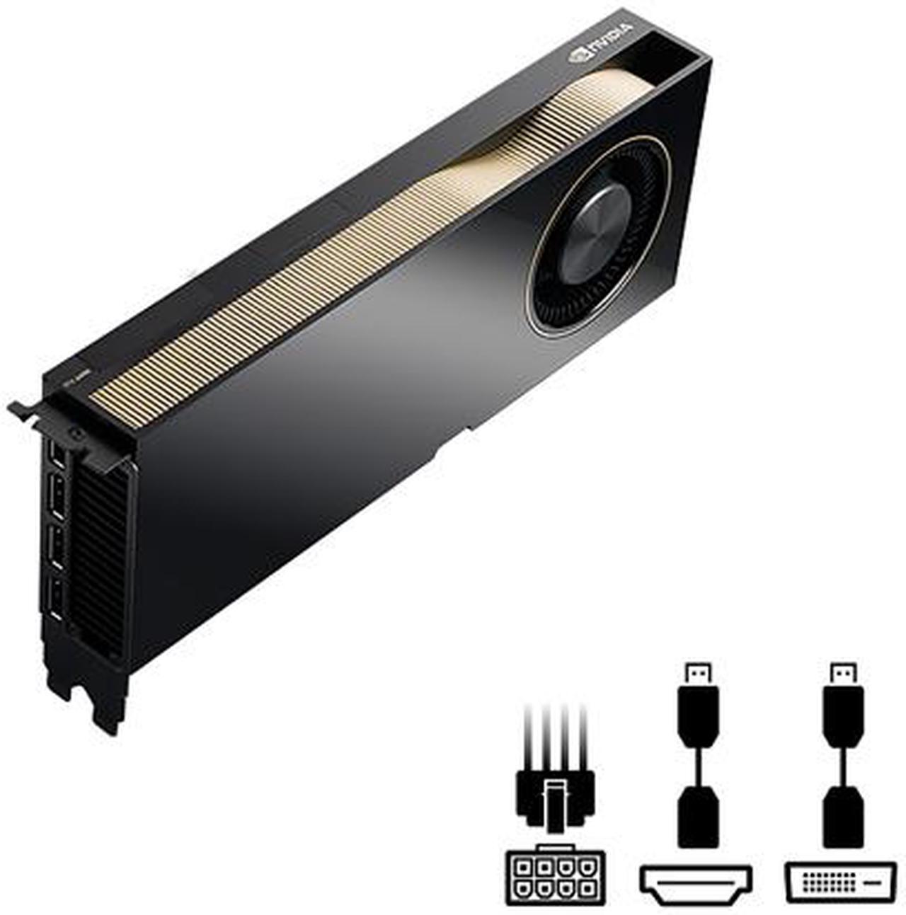 Alt view image 4 of 6 - PNY VCNRTXA6000-PB RTX A6000 48GB 384-bit GDDR6 PCI Express 4.0 x16 Workstation Video Card