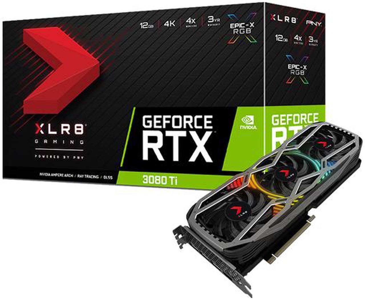 Alt view image 8 of 9 - PNY XLR8 GeForce RTX 3080 Ti 12GB GDDR6X PCI Express 4.0 ATX Graphics Card VCG3080T12TFXPPB