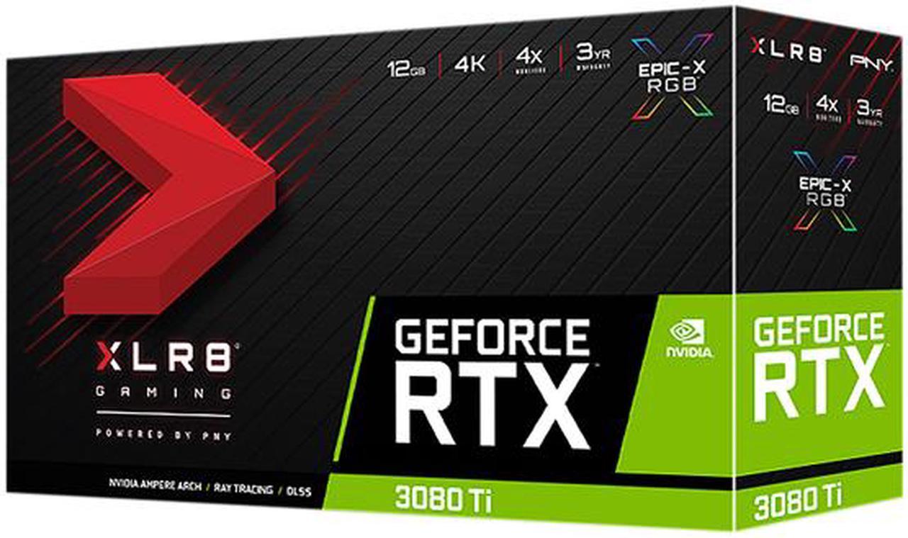 Alt view image 9 of 9 - PNY XLR8 GeForce RTX 3080 Ti 12GB GDDR6X PCI Express 4.0 ATX Graphics Card VCG3080T12TFXPPB