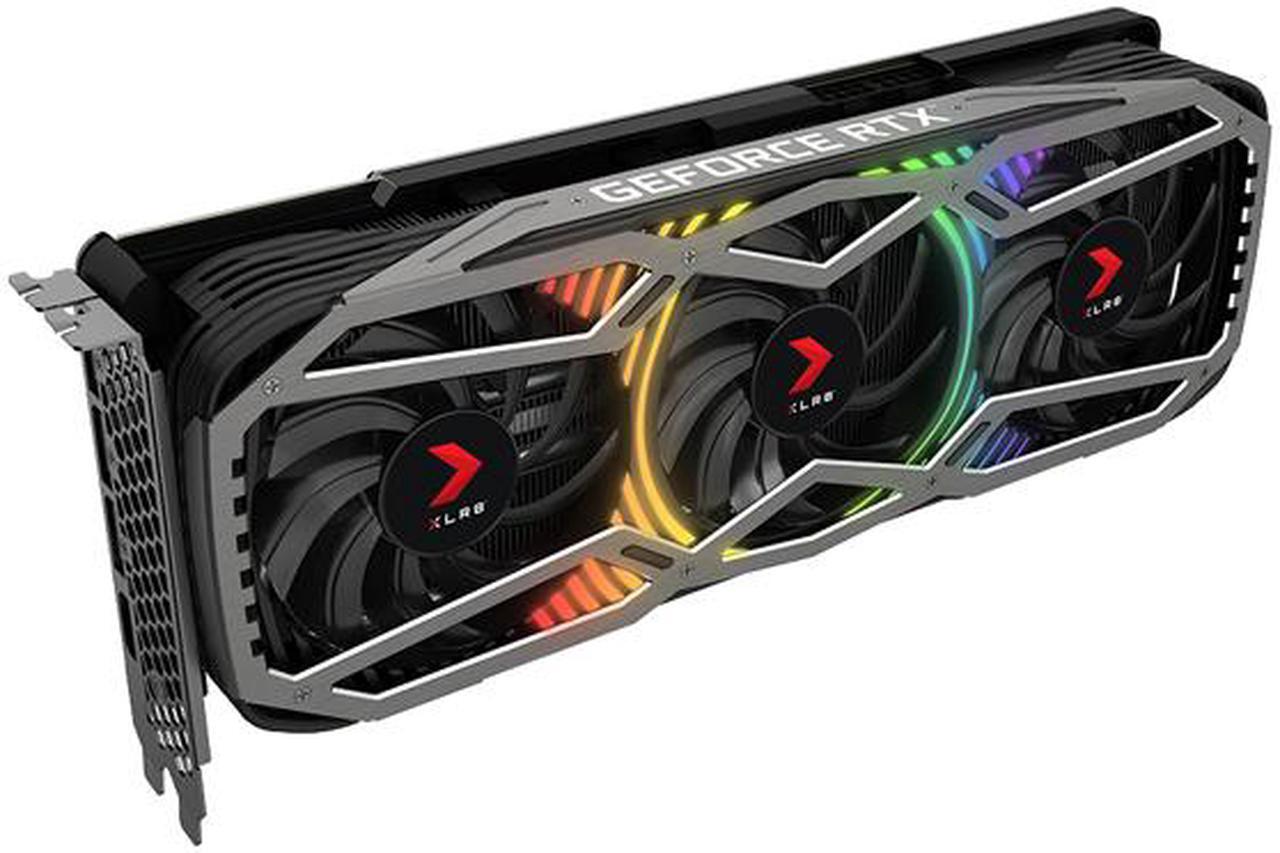 Alt view image 3 of 9 - PNY XLR8 GeForce RTX 3070 Ti 8GB GDDR6X PCI Express 4.0 x16 ATX Graphics Card VCG3070T8TFXPPB